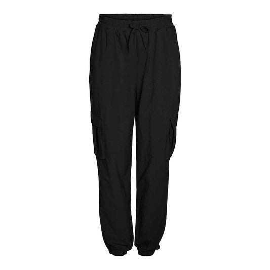 Black - Front - Noisy May Womens-Ladies Regular Combat Trousers
