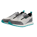 Light Grey - Front - Hugo Mens Icelin Suede Panel Running Trainers