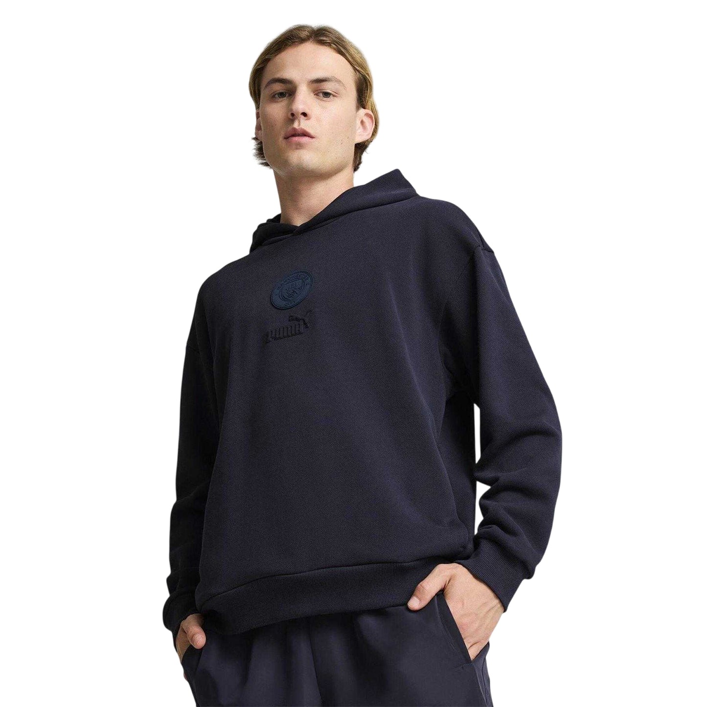 New French Navy - Lifestyle - Puma Mens Manchester City FC Hoodie
