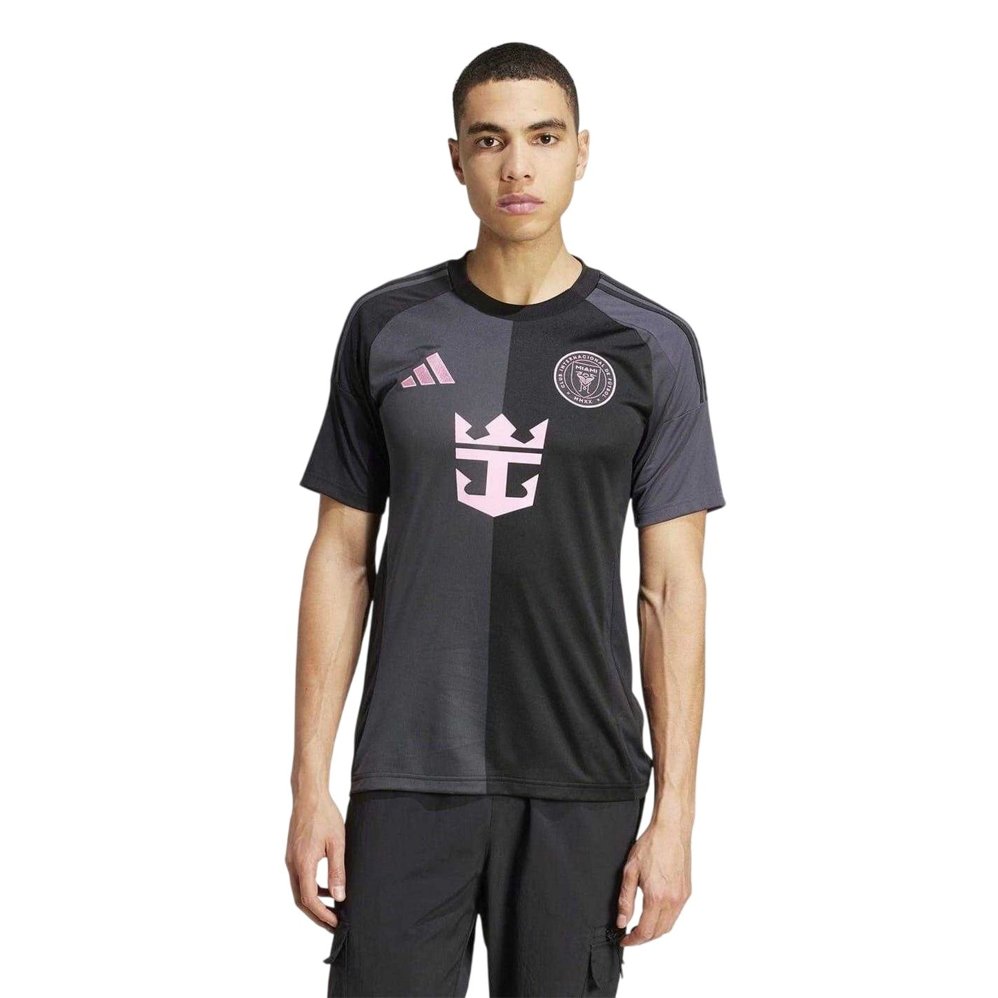 Black - Lifestyle - Adidas Mens Messi 25-26 Inter Miami CF Away Jersey