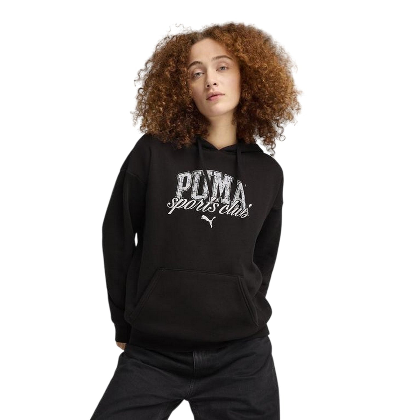 Puma Black - Lifestyle - Puma Womens-Ladies Overhead Hoodie
