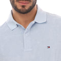 Blue - Side - Tommy Hilfiger Mens Micro-Towelling Regular Polo Shirt