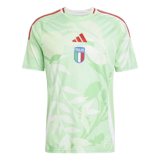 Green - Front - Adidas Mens 2025 Italy Away Jersey