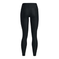 Black - Back - Under Armour Womens-Ladies HeatGear Reflective Leggings