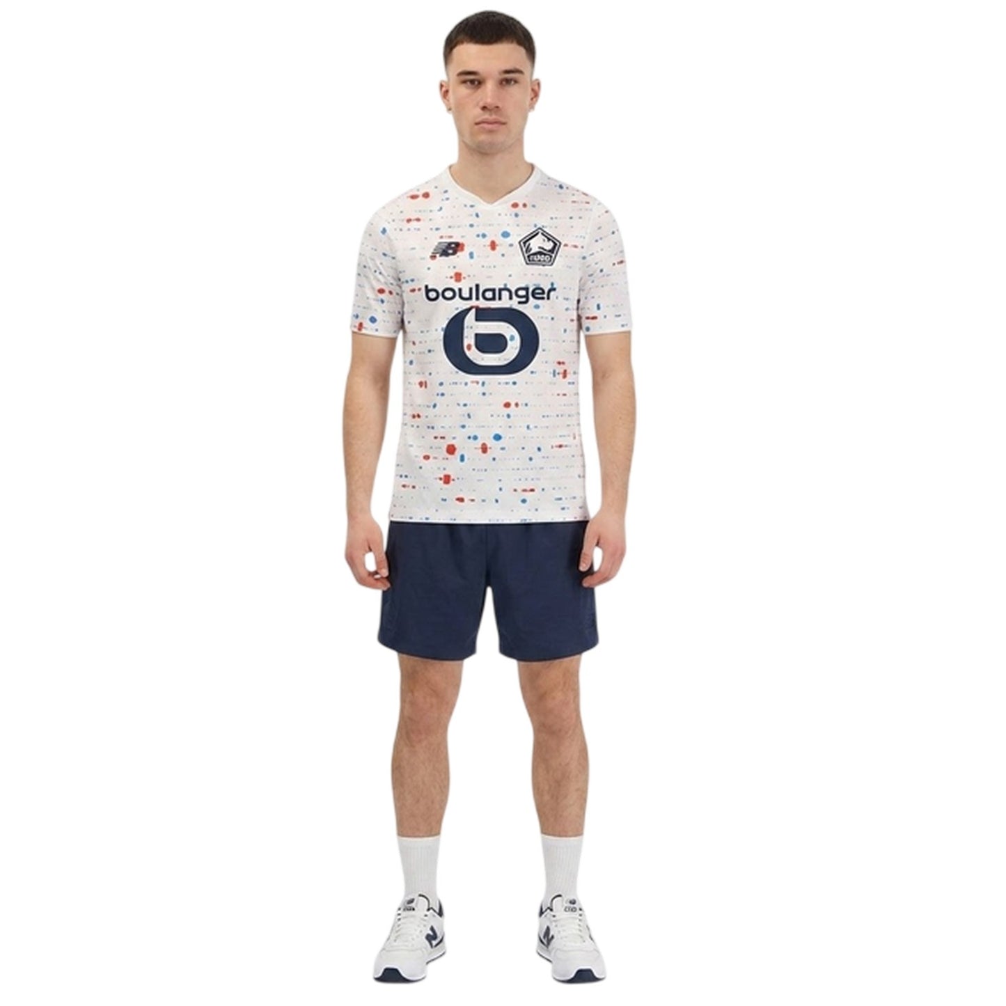 White - Lifestyle - New Balance Mens Lille 23-24 Away Jersey