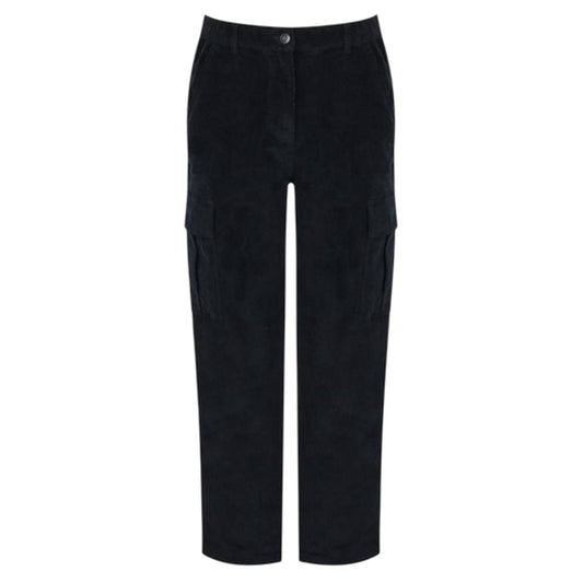 Black - Front - Jack Wills Mens Corduroy Combat Trousers