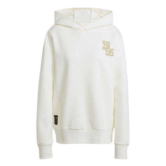 White-Blue - Front - Adidas Mens 2025-2026 Real Madrid CF Hoodie