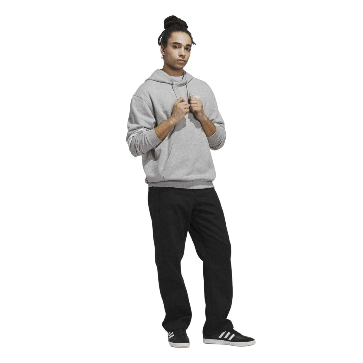 Grey - Lifestyle - Adidas Mens Classics Cotton Hoodie