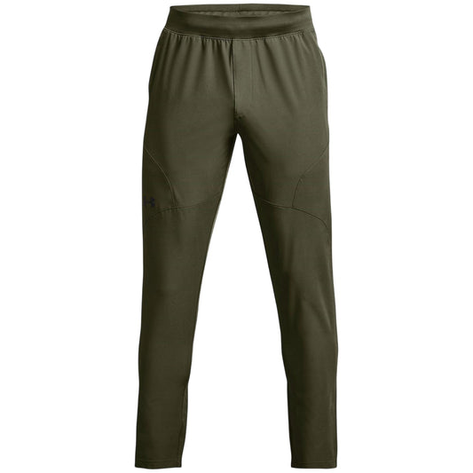 Green - Front - Under Armour Childrens-Kids Unstoppable Lightweight Regular Jogging Bottoms
