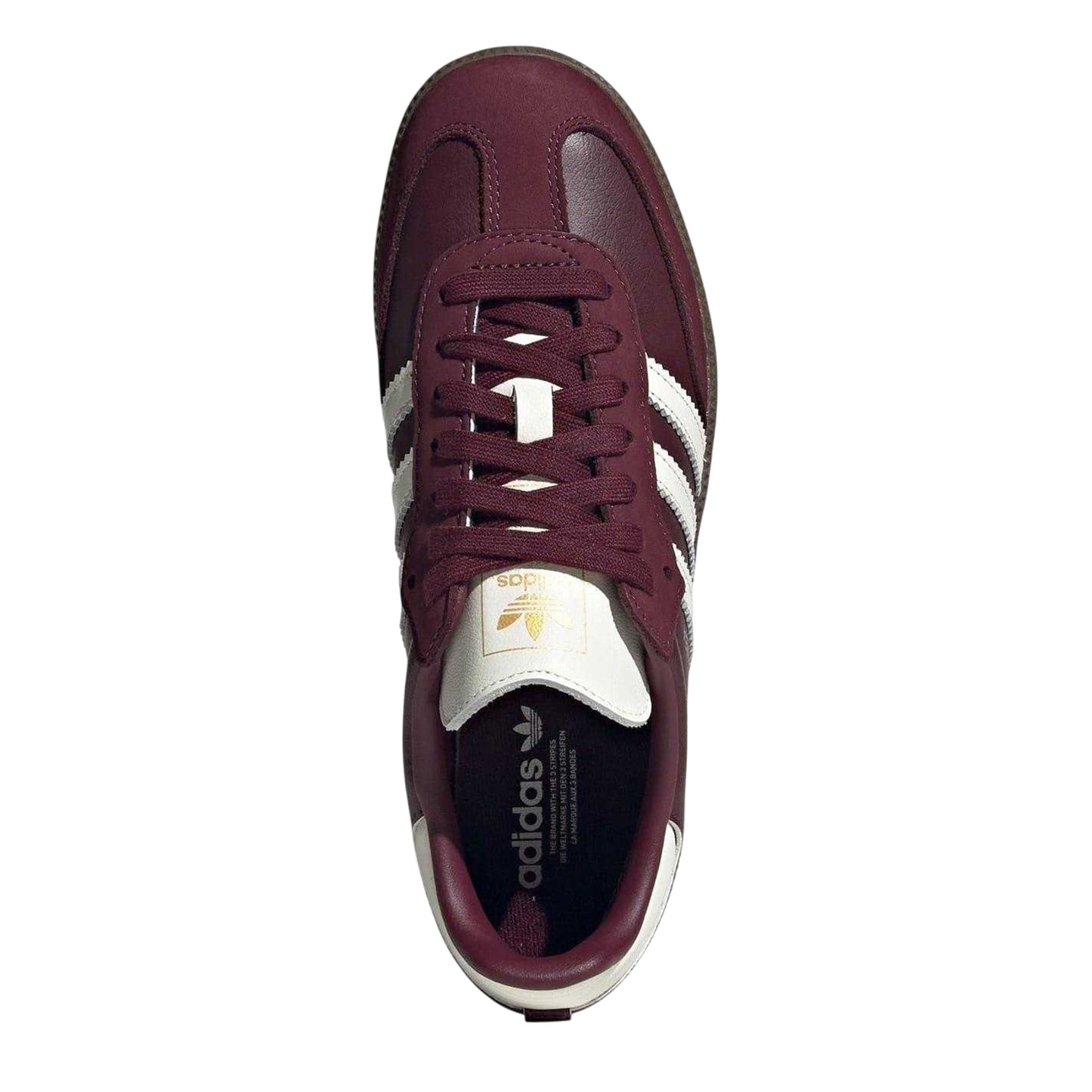 Brown - Lifestyle - Adidas Womens-Ladies Samba OG Cow Print Leather Trainers