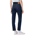 Dark Blue - Back - Levis Womens-Ladies 501 Skinny Jeans