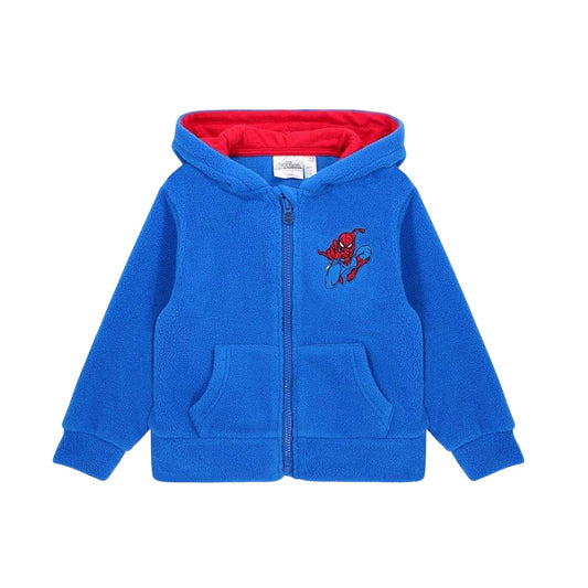Blue - Front - Spider-Man Childrens-Kids Spider-Man Full Zip Hoodie