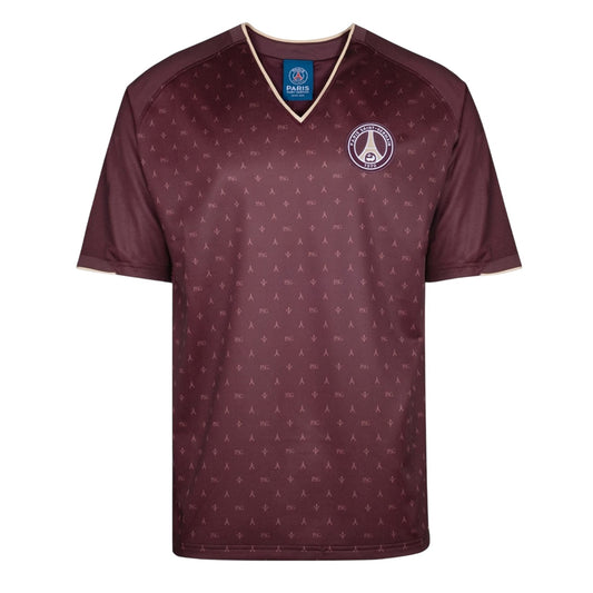 Red-Gold - Front - Score Draw Mens 2006 Paris Saint Germain FC Away Shirt