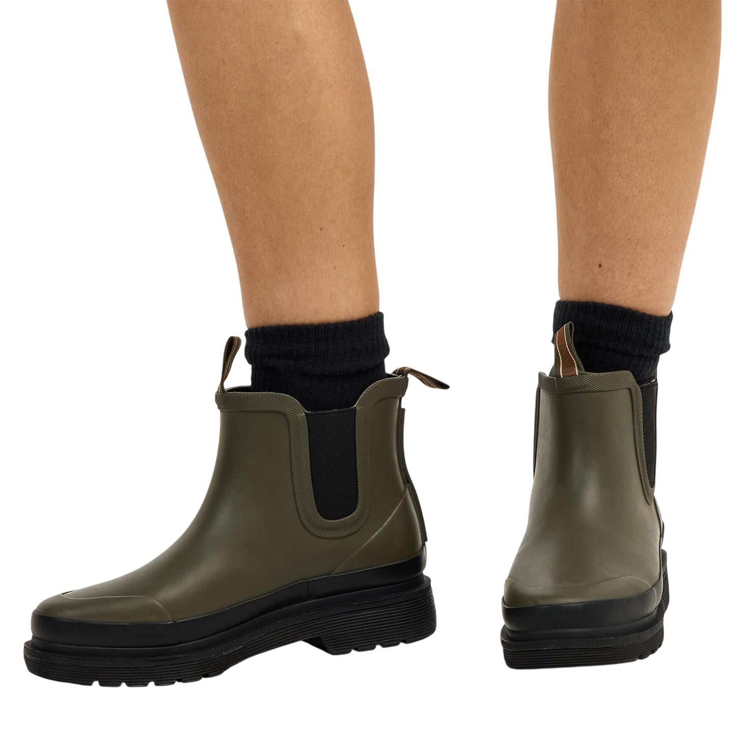 Green - Lifestyle - Ilse Jacobsen Womens-Ladies Plain Chelsea Boots