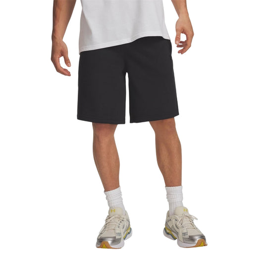Black - Front - Under Armour Mens Rival Logo Shorts
