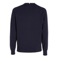 Blue - Back - Tommy Hilfiger Mens 1985 Cotton Crew Neck Sweater Top