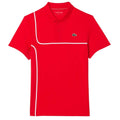 Red - Front - Lacoste Mens Daniil Medvedev Regular Tennis Polo Shirt