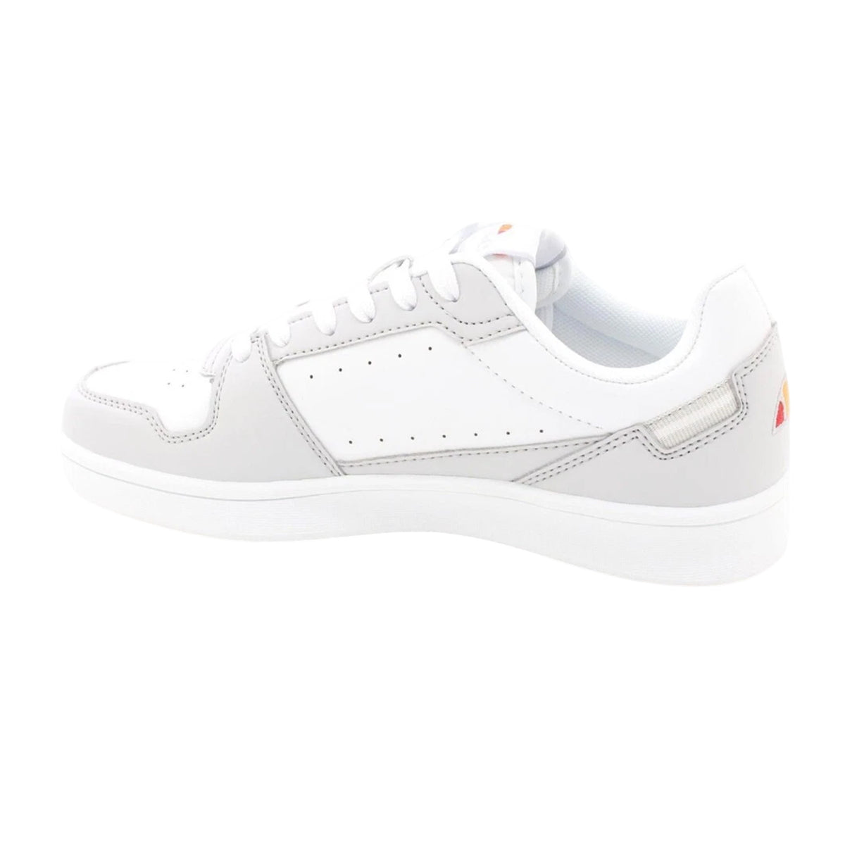 White-Grey - Lifestyle - Ellesse Womens-Ladies Nole Cupsole Leather Trainers