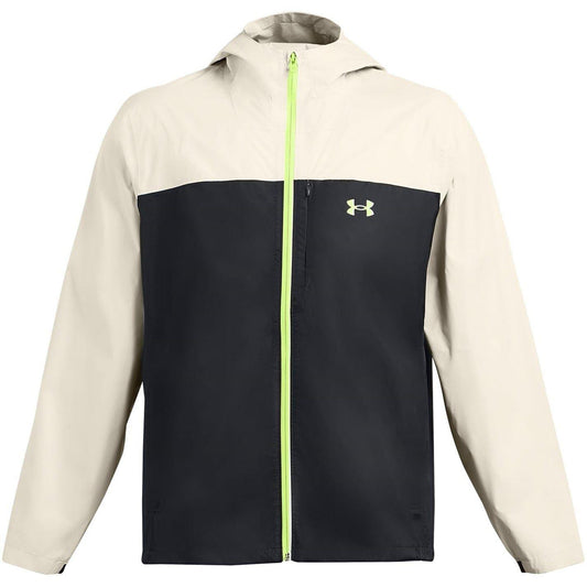 White - Front - Under Armour Mens Cloudstrike Waterproof Jacket
