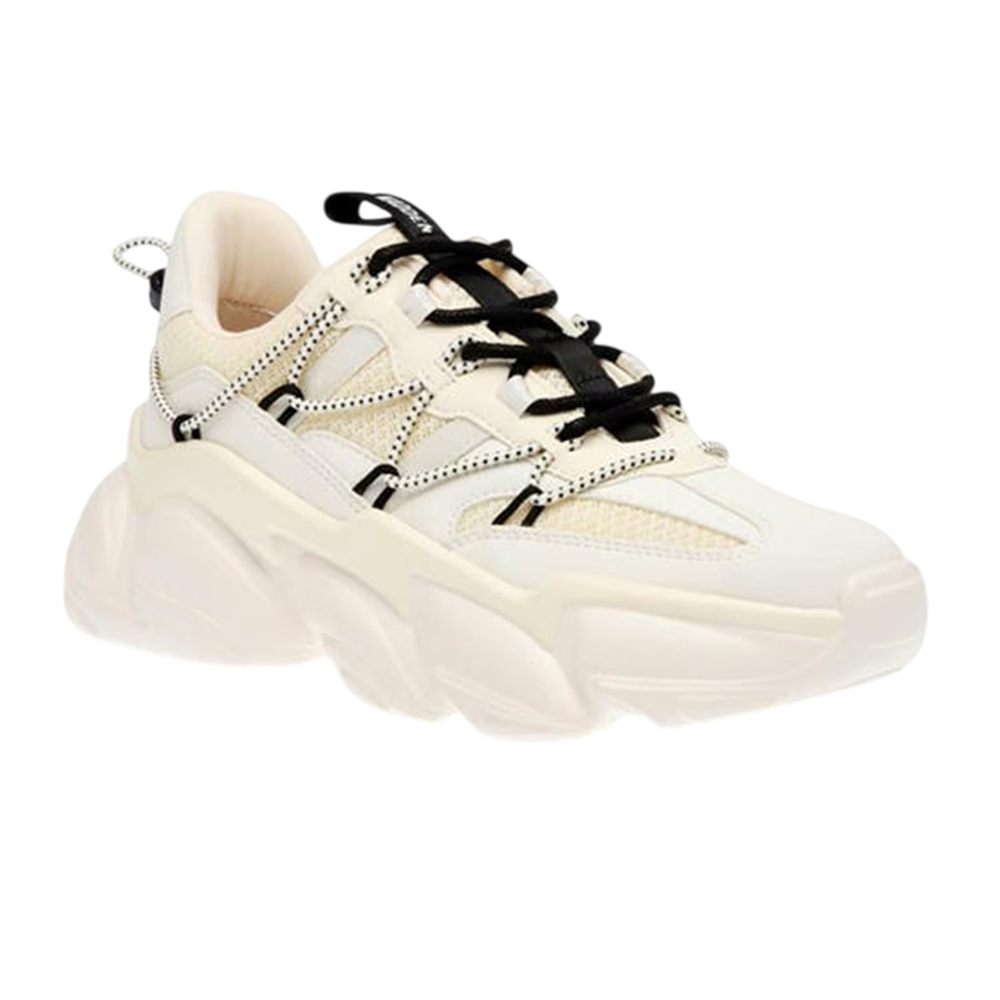 Off White-Beige - Lifestyle - Steve Madden Womens-Ladies Chunky Sole Shoes