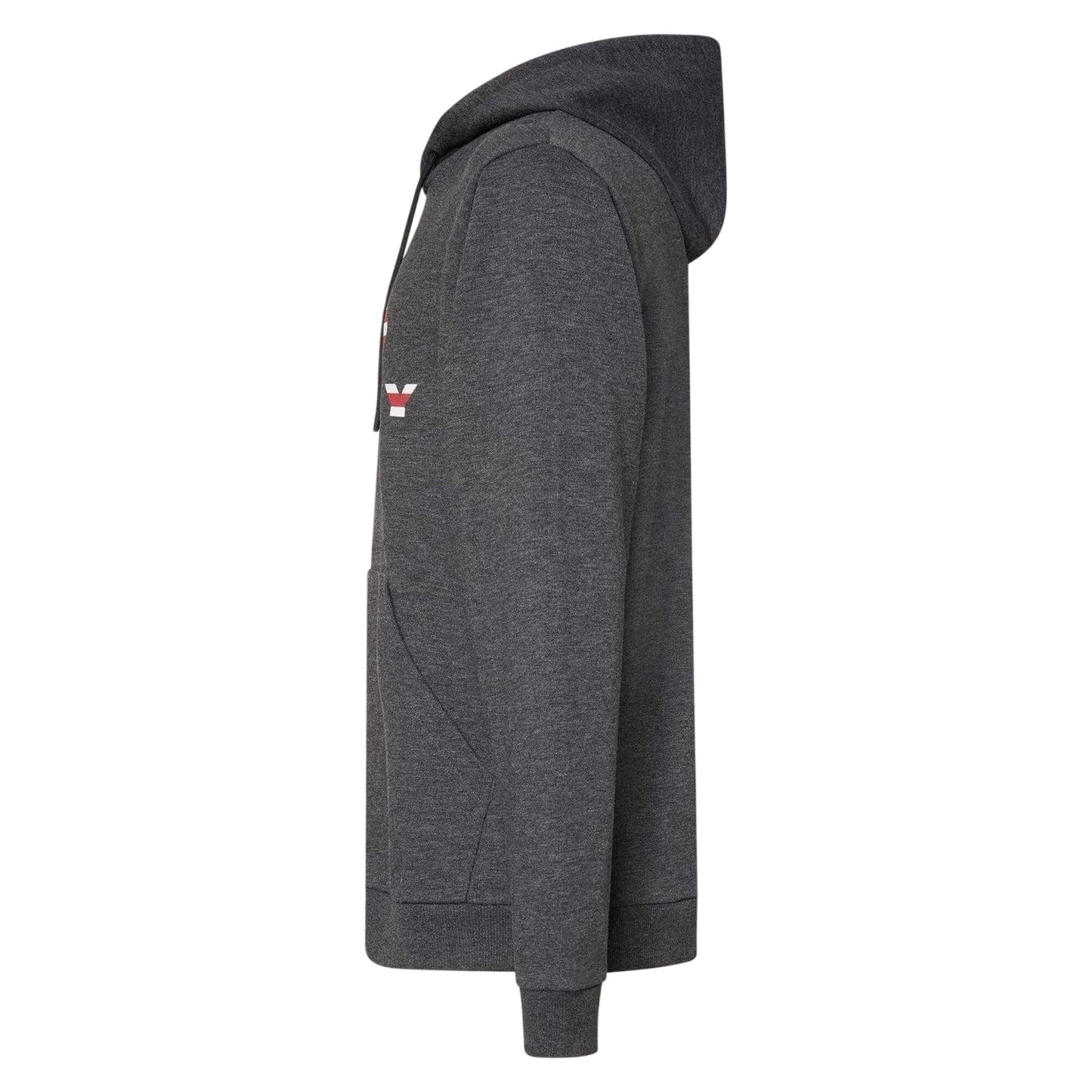 Dark Grey Heather - Side - Oakley Mens Bark Pullover Hoodie