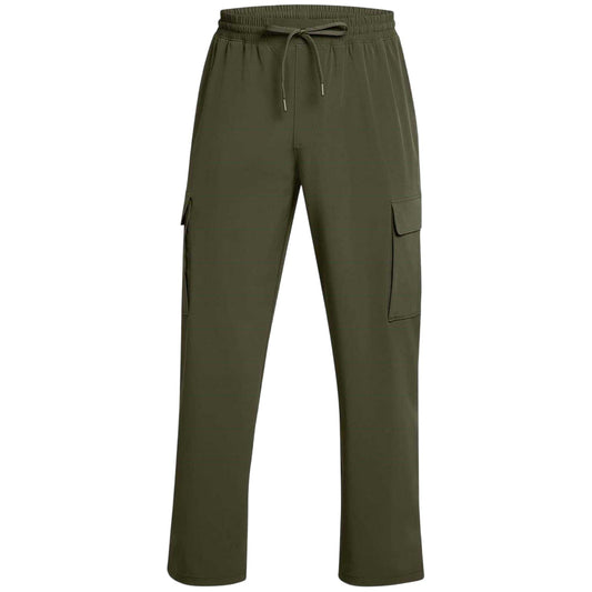 Marine Green - Front - Under Armour Mens Vibe Tracksuit Bottoms