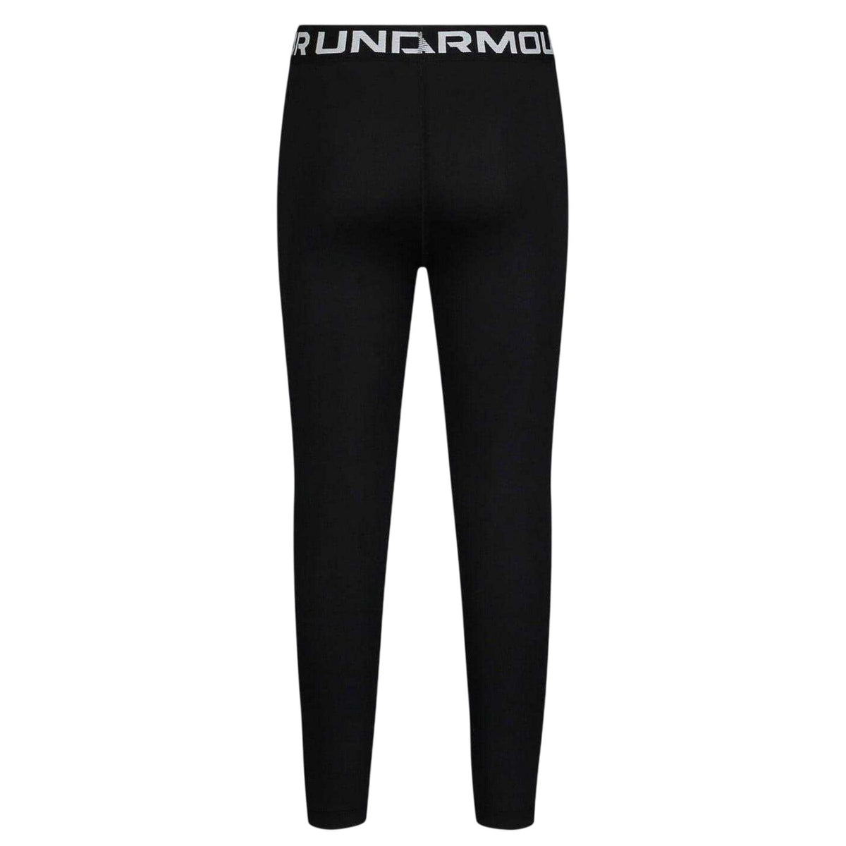 Black - Back - Under Armour Girls Jaq Athletic Tights