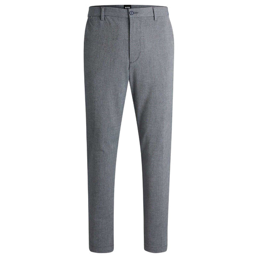 Dark Blue - Front - Boss Mens Kane Chinos
