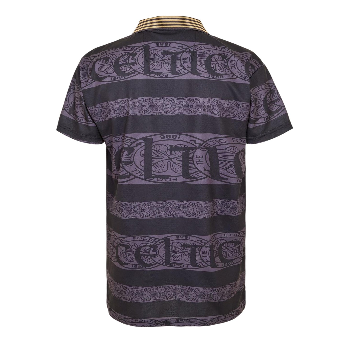 Black-Gold - Back - Celtic FC Mens Team Football Shirt