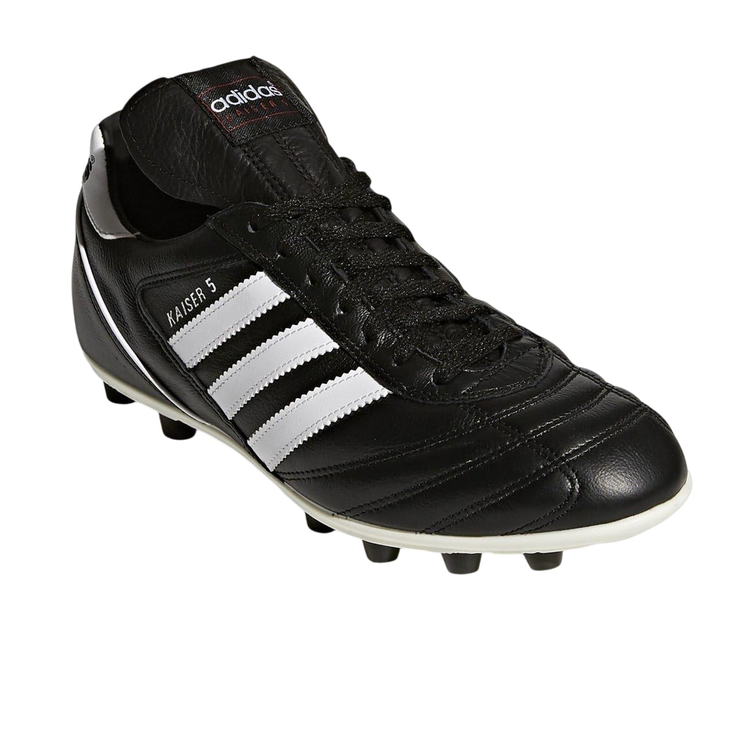 Black-White - Pack Shot - Adidas Mens Kaiser 5 Liga 3 Stripes Leather Football Boots