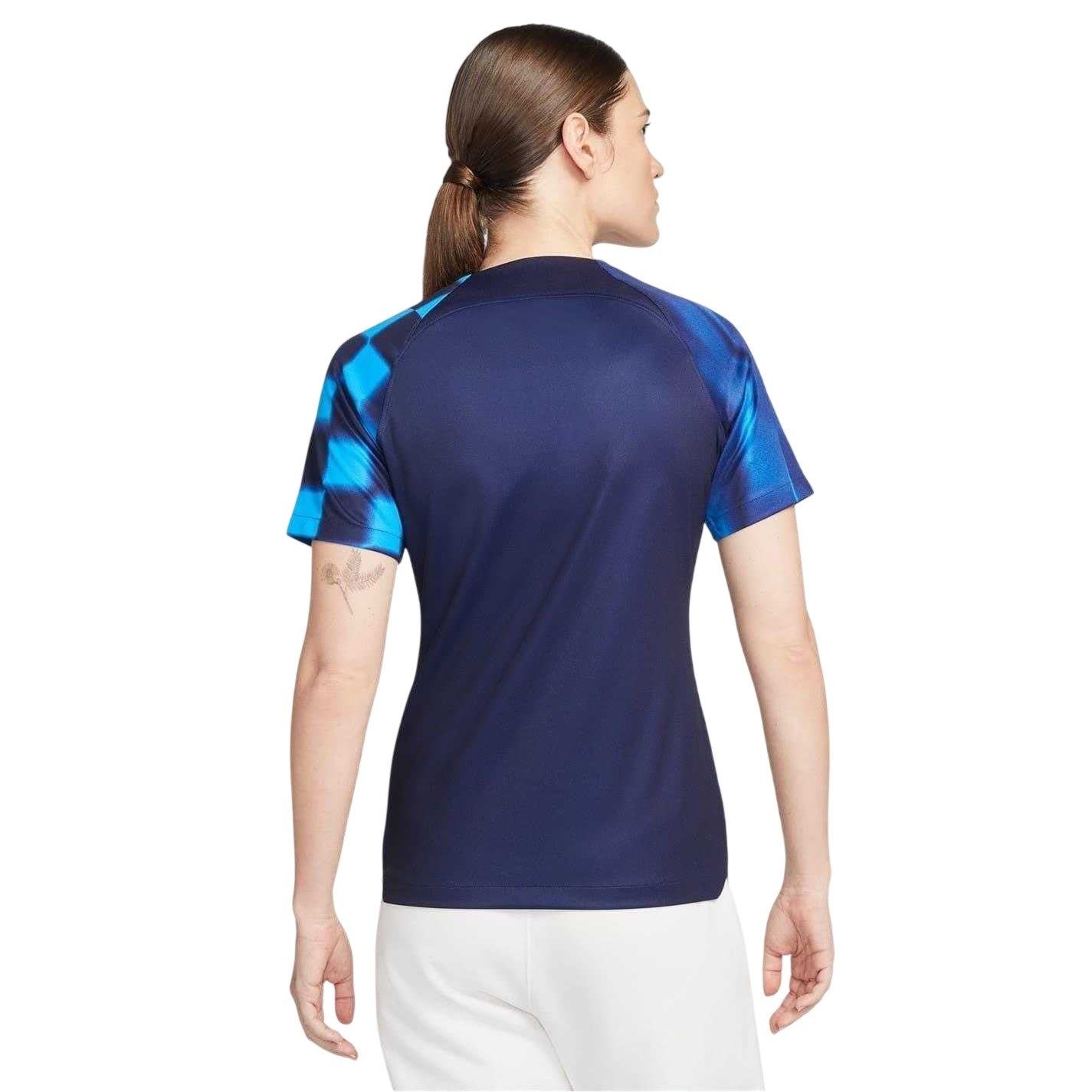 Blue-Uni Red - Pack Shot - Nike Womens-Ladies 2022-23 Croatia Away Shirt