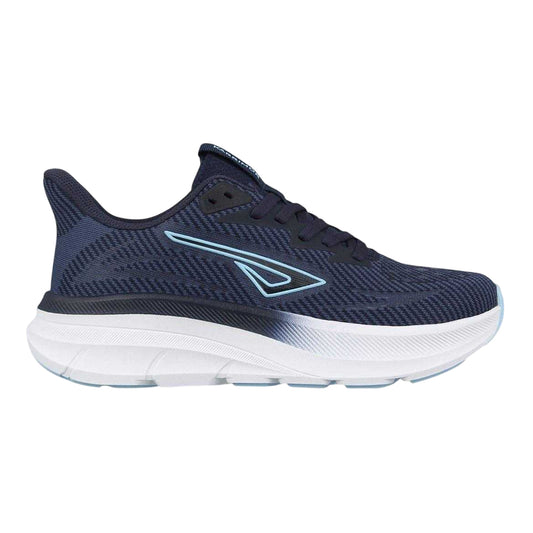 Navy-White - Front - Aintree Womens-Ladies Cushioned Flat Trainers