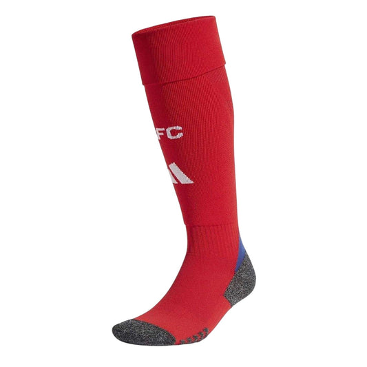 Red - Front - Adidas Unisex Adult Arsenal FC Home Socks