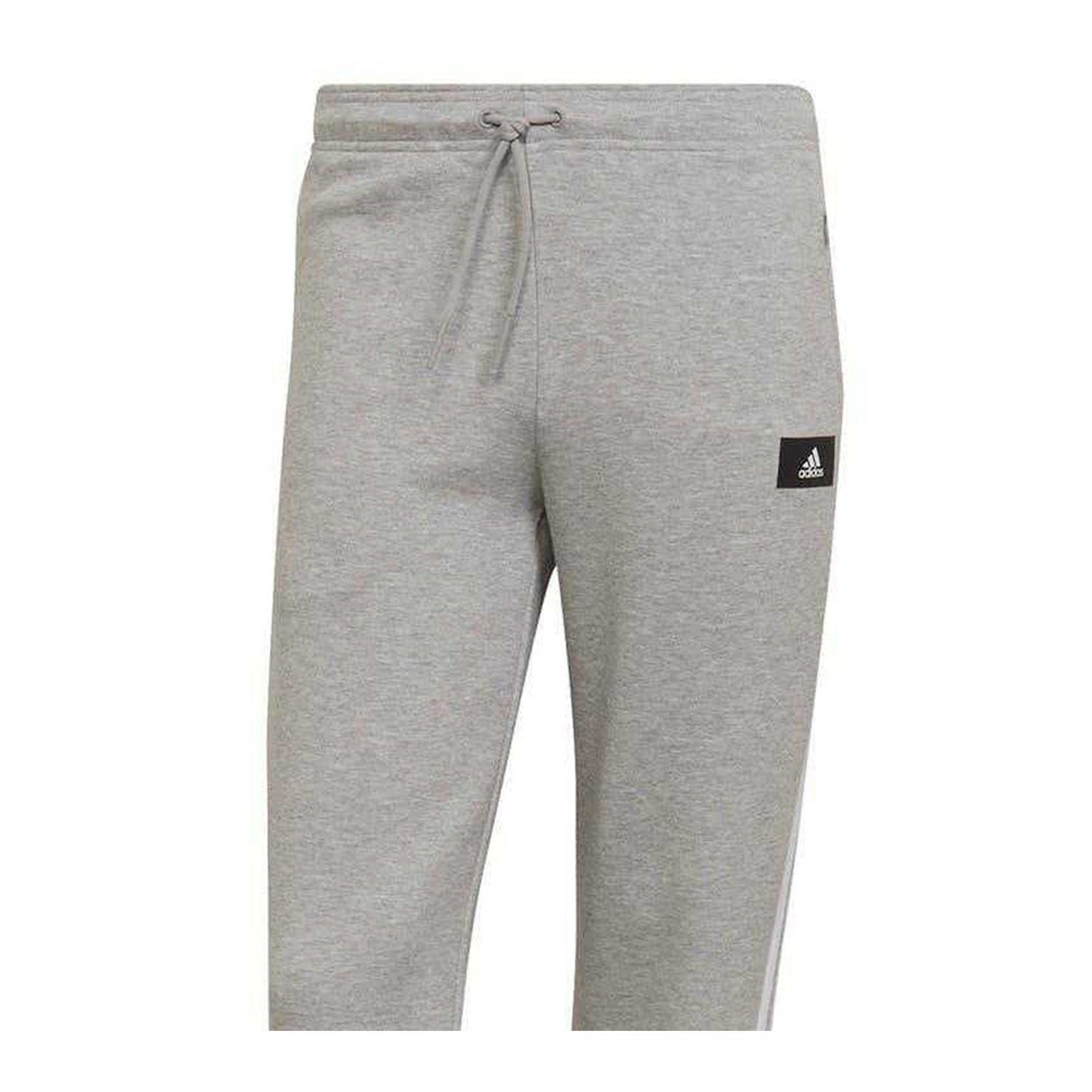 Grey - Back - Adidas Womens-Ladies Logo Jogging Bottoms