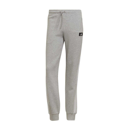 Grey - Front - Adidas Womens-Ladies Logo Jogging Bottoms