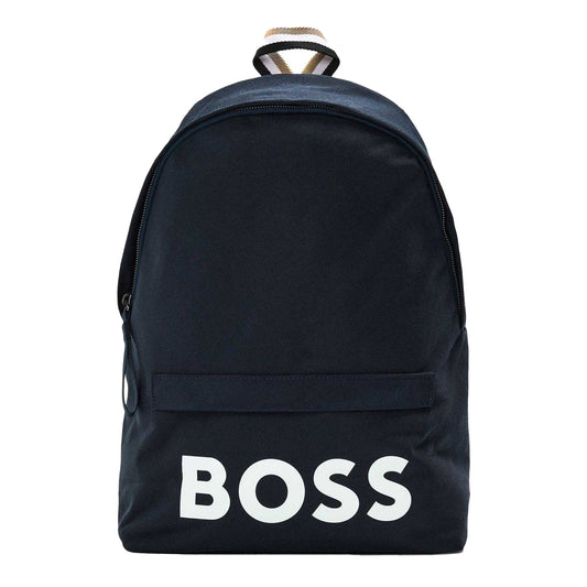 Navy - Front - Boss Pixel Logo 15L Backpack