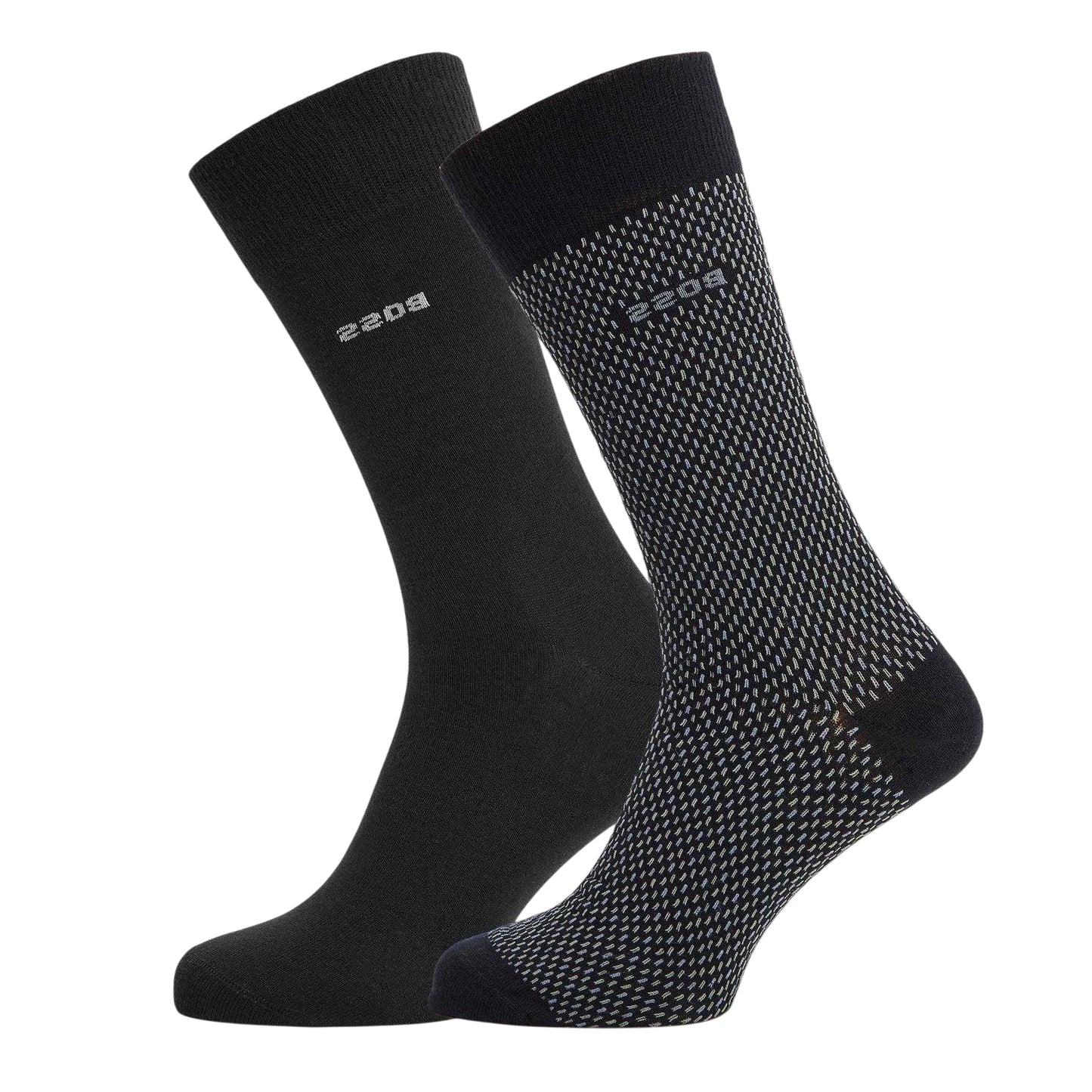 Black - Back - Boss Mens Logo Trainer Socks (Pack of 2)