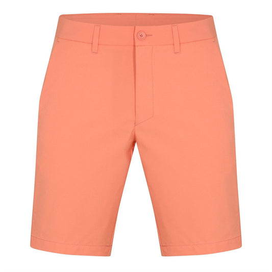 Orange - Front - Boss Mens Commuter Plain Shorts