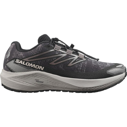 Dark Grey-Black - Front - Salomon Mens Aero Flow GRVL Trainers