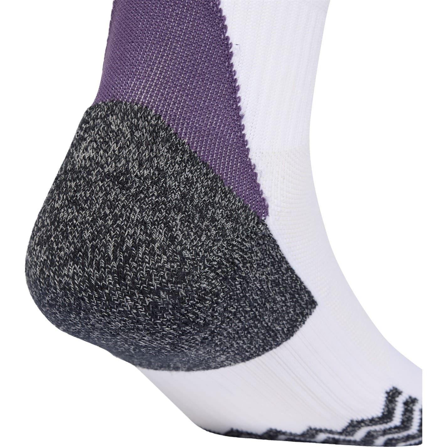 White-Black - Side - Adidas Childrens-Kids 2025-2026 Manchester United FC Away Socks