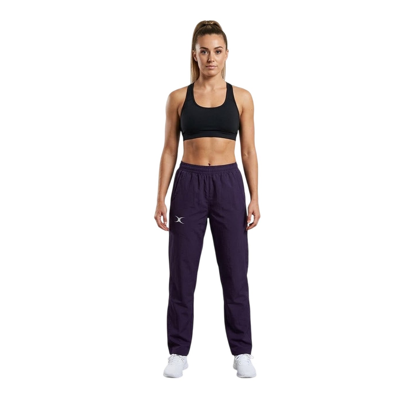 Navy - Lifestyle - Gilbert Womens-Ladies Synergie Tracksuit Bottoms