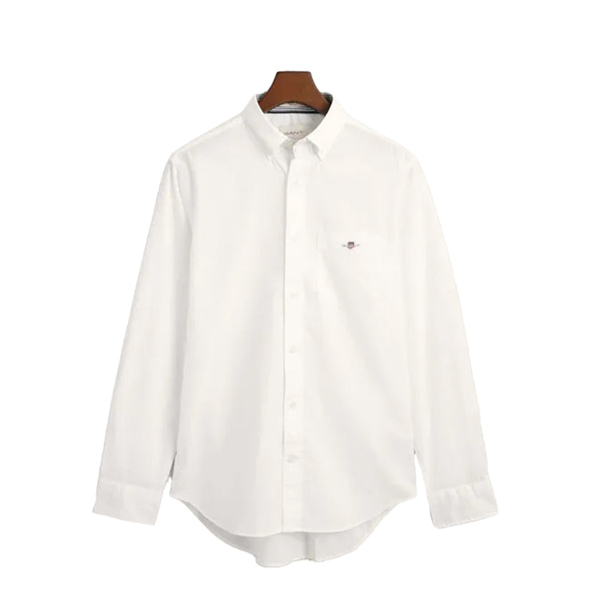 White - Front - Gant Mens Archive Shield Poplin Shirt
