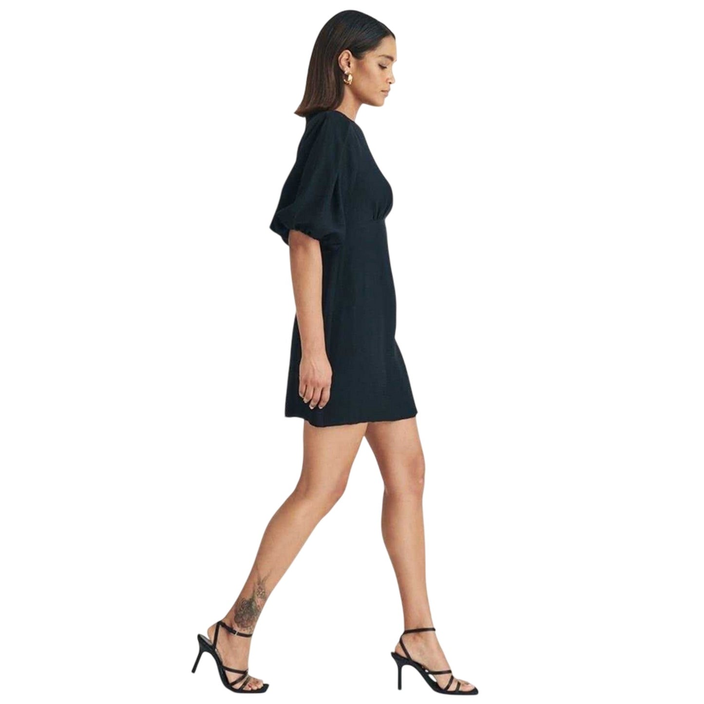 Black - Lifestyle - Nobody´s Child Womens-Ladies Hannah Boat Neck Mini Dress