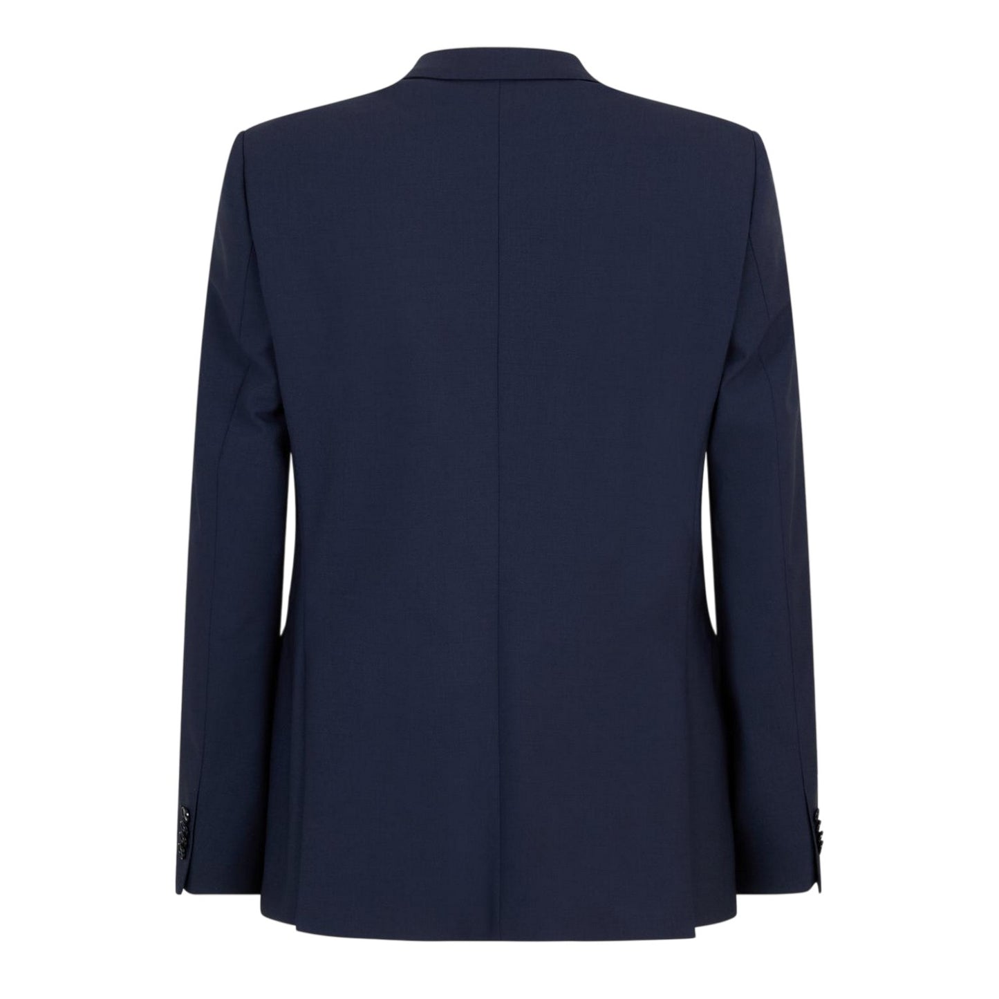 Blue - Back - Boss Mens Jeckson Patterned Single-Breasted Regular Blazer