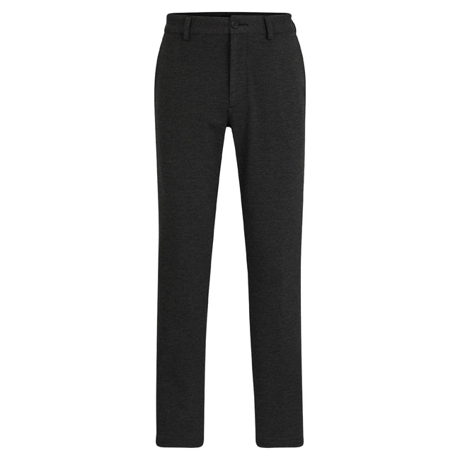 Black - Front - Hugo Boss Mens Kaiton Slim Trousers