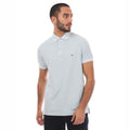 White - Front - Tommy Hilfiger Mens Garment Dyed Regular Polo Shirt