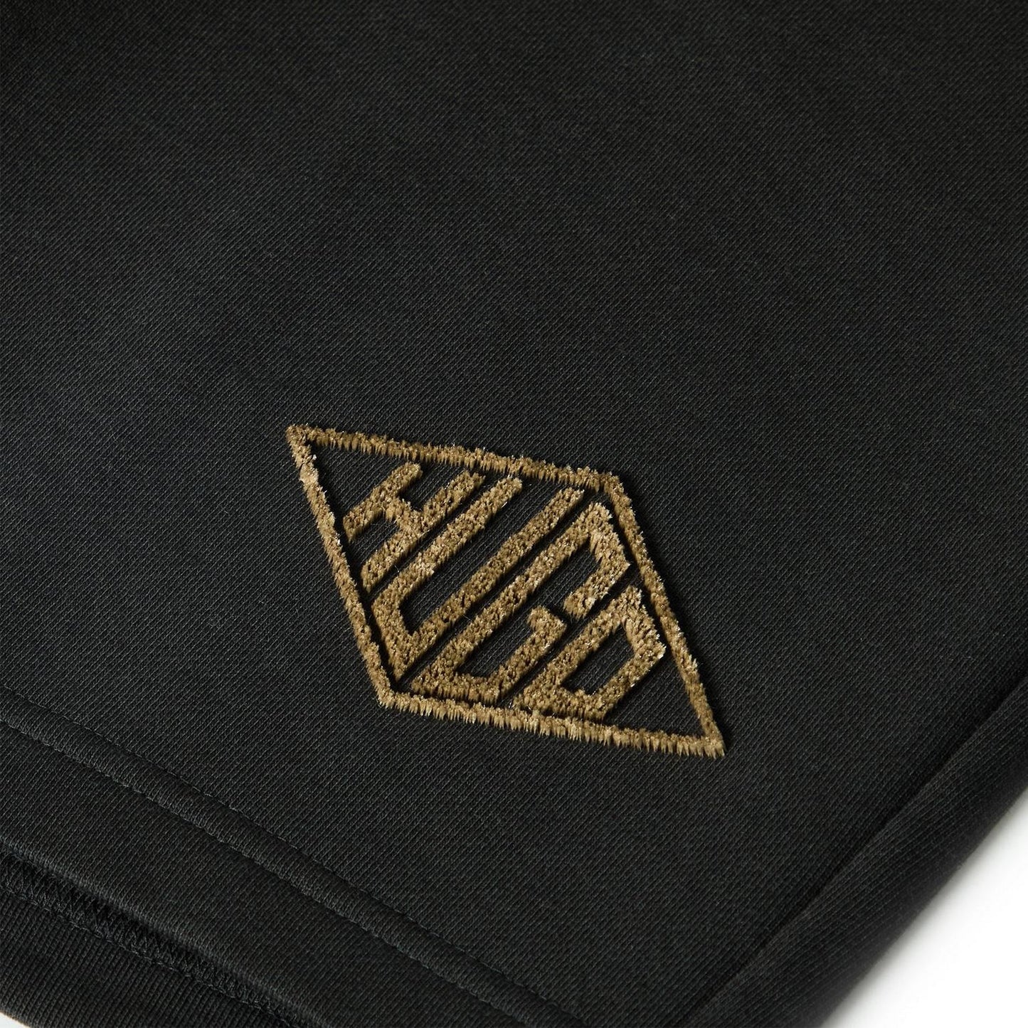 Black - Side - Hugo Mens Damtus Shorts