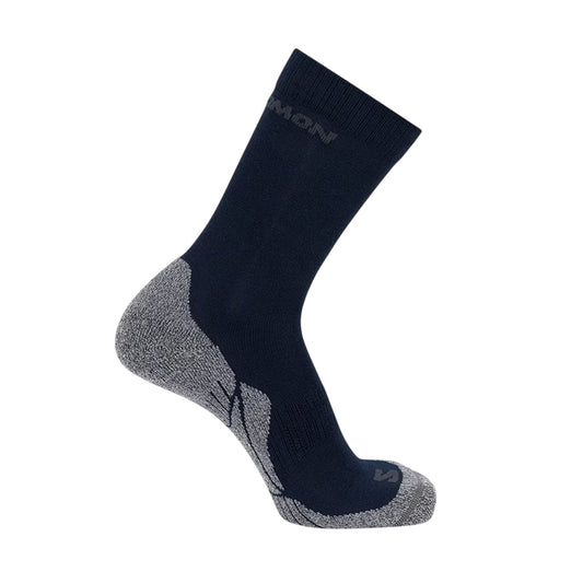 Navy-Lilac - Front - Salomon Unisex Adult Crew Socks