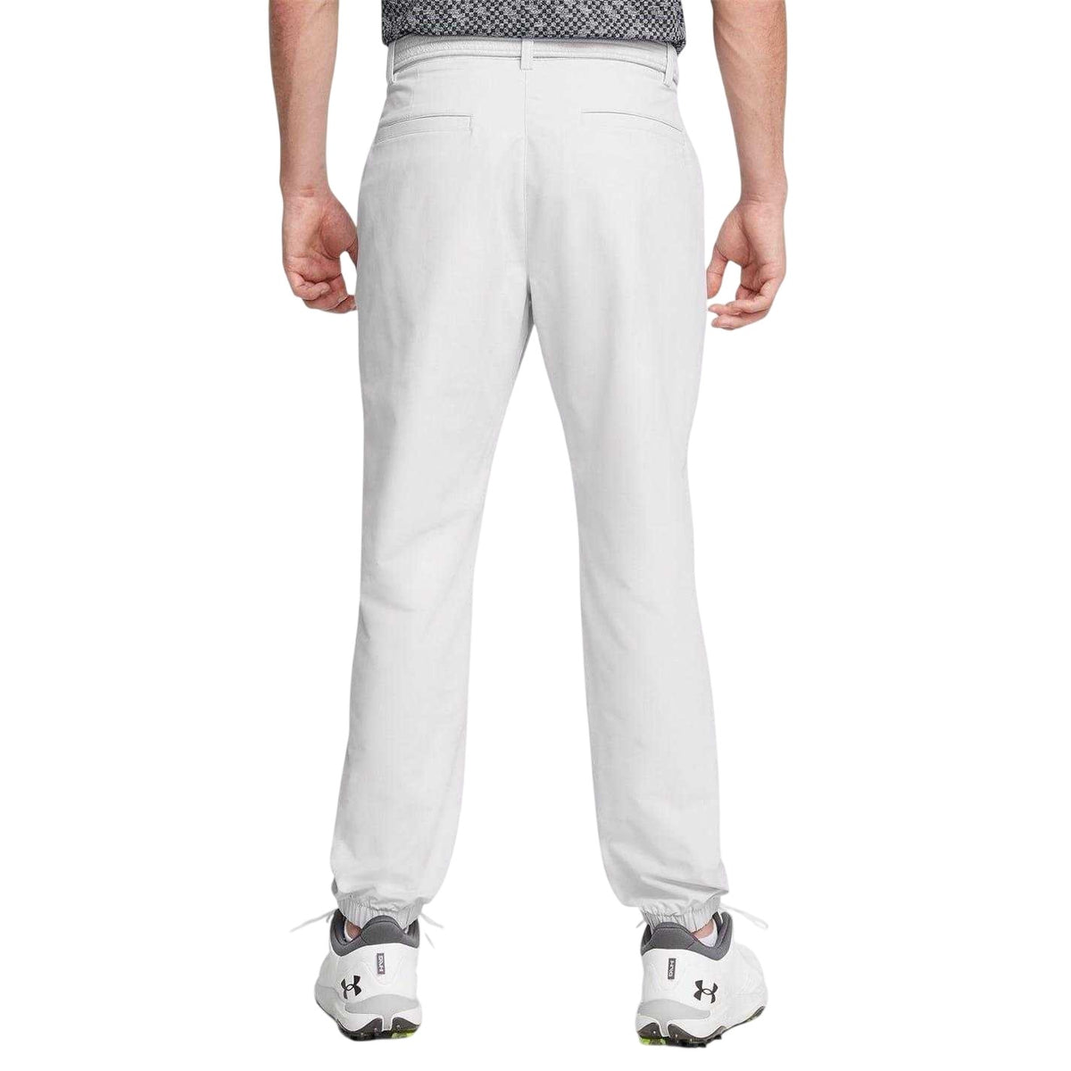 Grey - Pack Shot - Under Armour Mens Tapered Golf Trousers
