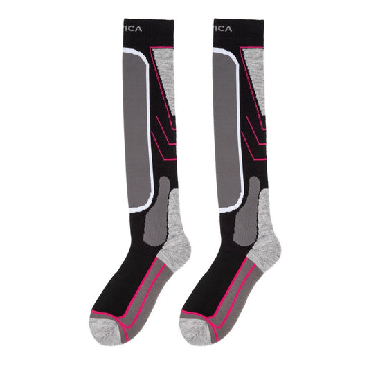 Black - Front - Nevica Womens-Ladies Meribel Ski Socks (Pack of 2)
